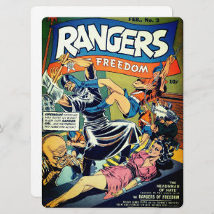 Convites Rangers de Histórias em quadrinhos da Liberdade #3