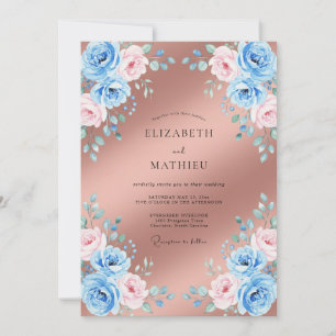 Convites Ranúnculo Cobre Rosado Eucalipto Casamento
