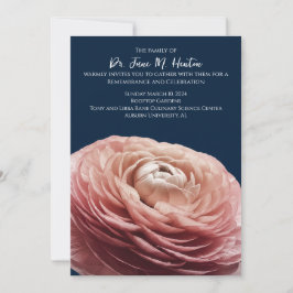 Convites Ranunculus Funeral Memorial 011124E