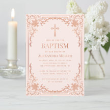 Rapariga Baptism Rosa Blush Pink Elegante