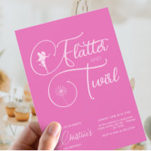 Rapariga de Fada Birthday Simple Modern