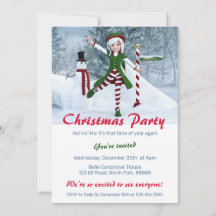 Rapariga de Natal numa Floresta de inverno