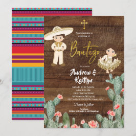 Convites Rapariga Dourada russa e mexicana Twiter Bautizo I