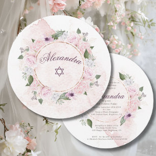 Convites Rapariga Judaica Nomando Rosas Rosa Estrela Da Pra