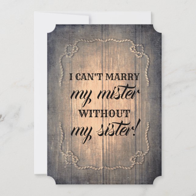 Convites Rapariga Russa/Proposta de Madrinha de casamento (Frente)