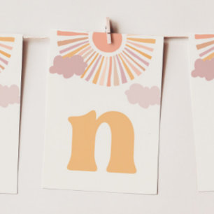 Convites Rapariga Sun ONE - Letra "N"