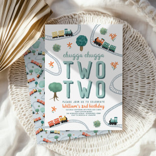 Convites Rapazes, dois segundo aniversário Viagem de dois c