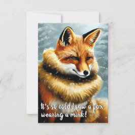 Convites Raposa Engraçada na Véspera de Ano Novo