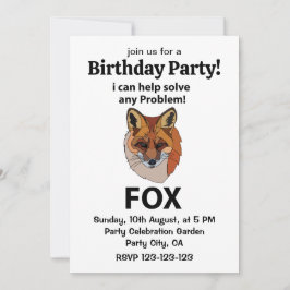 Convites Raposa Posso Ajudar a Resolver Qualquer Problema R