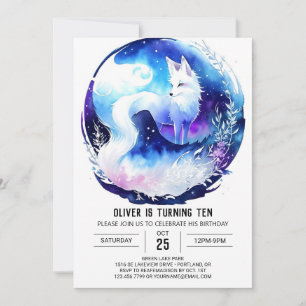 Convites Raposa Vermelha Cura no Aniversário da Floresta