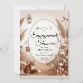 Convites Raposas de Florestas de Outono Encantadas