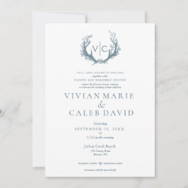 Convites Rastreadores Russos com Fraço Floral | Casamento