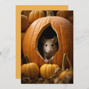 Convites Rato Pumpkin
