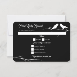 Convites Ravens Gothic Wedding