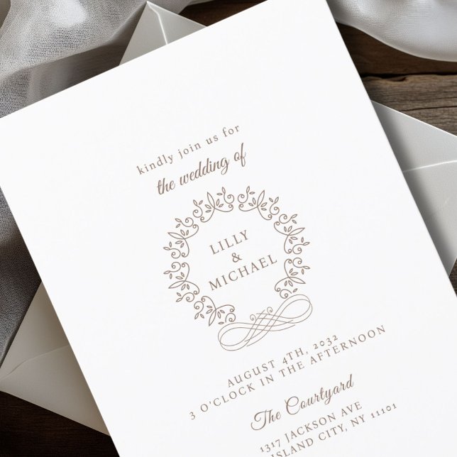 Convites Real, Elegante, Casamento (Royal, Elegant, Wedding Invitation, white. Handwriting font.)