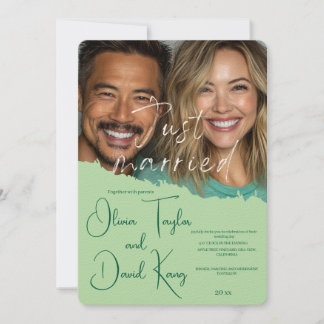Convites Recem casados - Celebração Elegante do Casamento