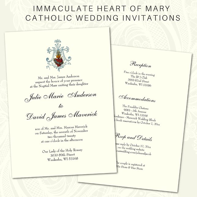 Convites Recepção da Cruz de Marian com Casamento de Marfim (Criador carregado)