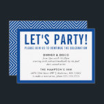 Convites RECEPÇÃO DA PARTE INFORMAÇÕES simples, azul real n<br><div class="desc">pelo kat massard >> www.simplysweetPAPERIE.com <<< Um design simples para os CARDS da FESTA - para corresponder aos seus convites principais. Adorei o design, mas gostaria de ver algumas mudanças - outro esquema de cores, produto, adicionar uma foto ou adaptado para uma ocasião diferente - sem preocupações, simplesmente me contate,...</div>