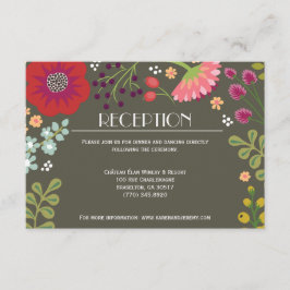 Convites Recepção de Bunch Floral