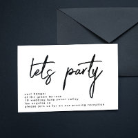 Recepção de casamento branco preto do Vamos