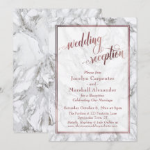 Recepção de Casamento com Caligrafia em Dourado Ro