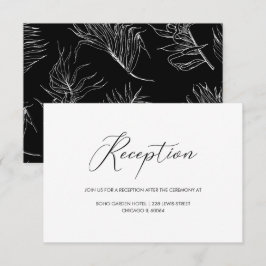 Convites Recepção de Casamento com Letra Manual Chic
