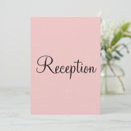Convites Recepção de Casamento com Monograma Pastel Rosa e 
