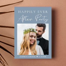 Convites Recepção de casamento de Código QR de Foto Moderna