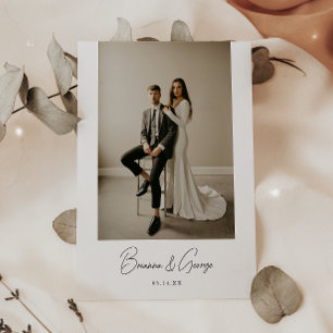 Convites Recepção de casamento de Elopemento de Script de F