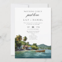 Recepção de Casamento de Fuga para o Caribe Tropic