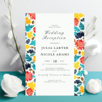 Recepção de Casamento de Girassóis com Aquarela Na