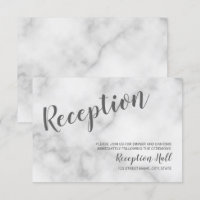 Recepção de Casamento de Mármore Branco Elegante e