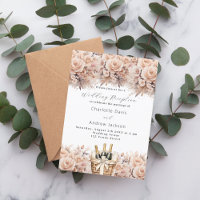 Recepção de casamento de vinho espumante rosa de n