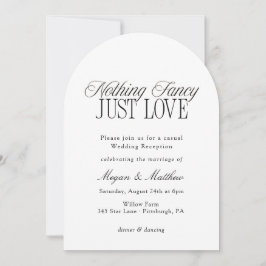 Convites Recepção de Casamento Sem Frescuras Só Amor