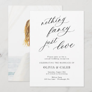 Convites Recepção de Casamento Simplesmente Amor
