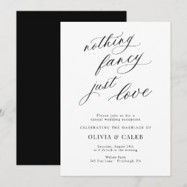 Convites Recepção de Casamento Simplesmente Amor