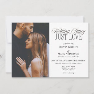 Convites Recepção de Casamento Simplesmente Amor