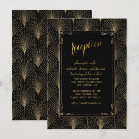Recepção de Casamento Vintage Art Deco Great Gatsb