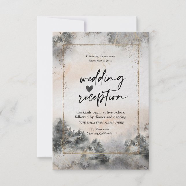 Convites Recepção de Florestas em Florestas (Frente)