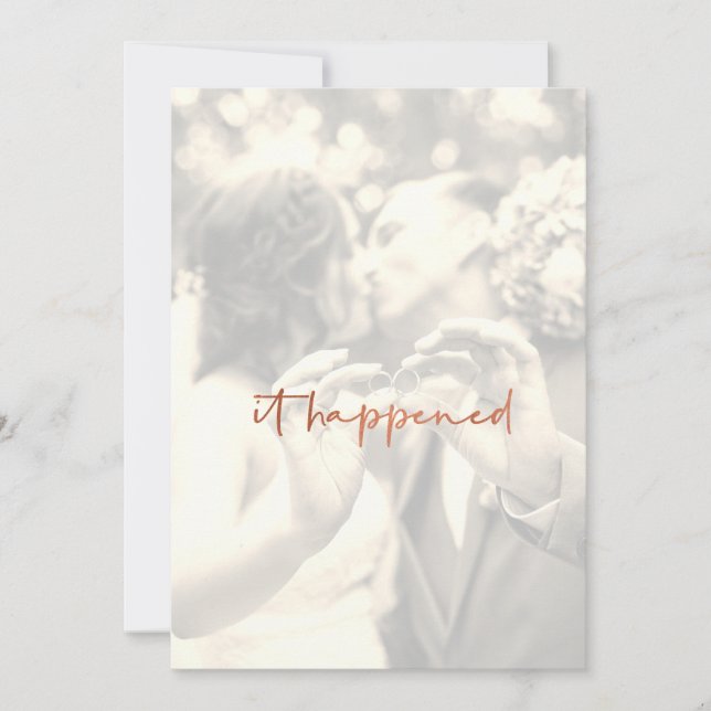 Convites Recepção de Fotografias da Sépia Moderna (Frente)