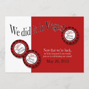 Convites Recepção de Las Vegas PERGUNTE-ME 2 ponha o nosso 