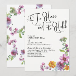 Convites Recepção do Script 'Ter e Manter' e das Flores Sil