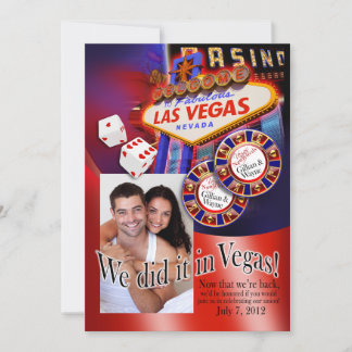 Convites Recepção em Las Vegas (entre em contato comigo par
