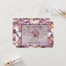 Recepção Floral da Mauve Victoriana