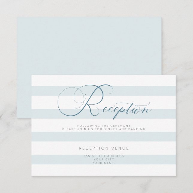 Convites Recepção - Mal Existem Bandas Azuis Pálidas (Frente/Verso)