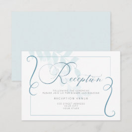 Convites Recepção - Mal Há Fumaça Azul Botânica