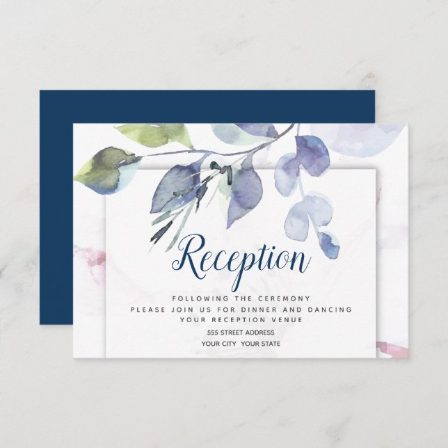 Convites Recepção | Molho de Maçã (Frente/Verso)