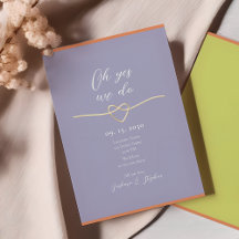 Recepção Simples de Casamento Roxo