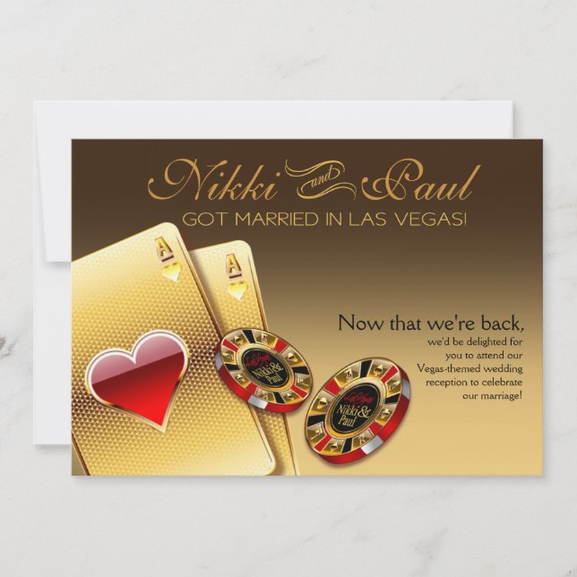 Convites Recepção VIP de Vegas CONTATE-ME PARA COLOCAR NOME (Frente)