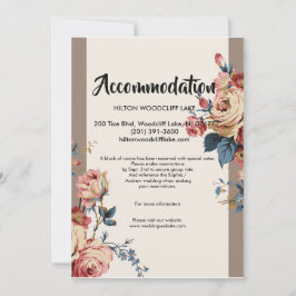 Convites receptáculo adorado